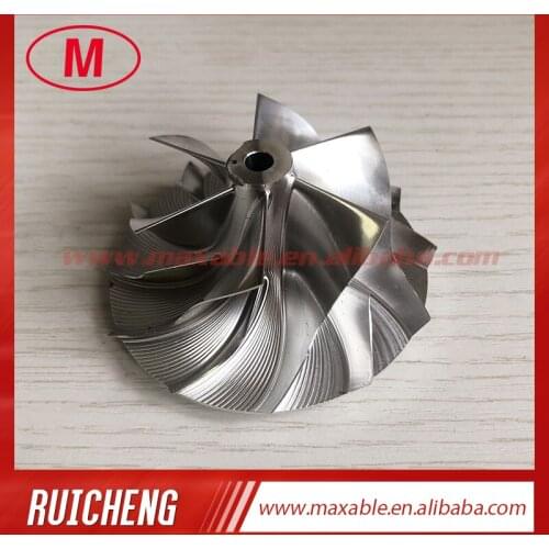 GT15-25 reverse 49.70/67.40mm 6+6 blades high performance turbo milling/aluminum 2618/billet compressor wheel