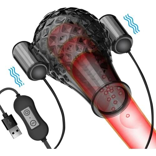 Penis Trainer Ring 20 Speeds Glans Vibrator Penis Vibrator Sex Toys For Men Male Masturbation Toys For Adults Delay Ejaculation