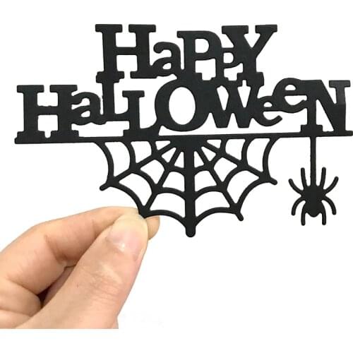 Halloween Metal Cutting Die Spider Web Scrapbook Decoration Creative Embossing DIY Craft New Arrival 2021