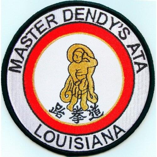 Custom 75% Master Dendays ATA Louisiana embroidered iron-on patch