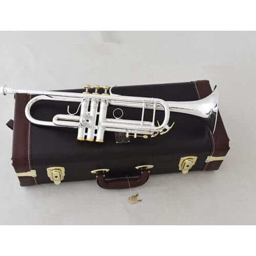 New Trumpet Model Silver Plated LT190S-85 Trumpete Give me two nozzles