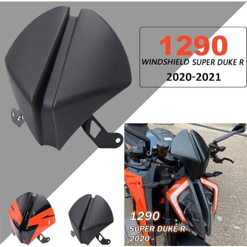 New Front Windshield WindScreen Plate + Rear Passenger Pillion Fairing Cowl Accessories FOR 1290 Super Duke R 2020 2021