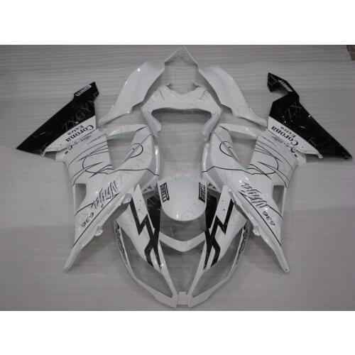 Bodywork 636 Zx-6r 2013 - 2016 Black White Fairing Zx6r 2014 Motorcycle Fairing Zx6r 2016