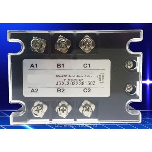 Original Three Phase Solid State Relays JGX-3 150A DC Control AC SSR-150DA MGR-3 DJ Equipment Accesories