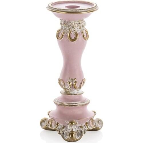 Porio Pink Candle Holder 28x12