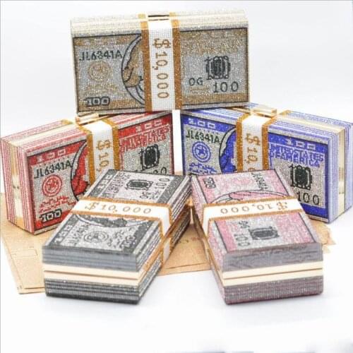 Pink Diamond Girls Lady Money Pocket Bags Luxury High Quality Women Shoulder XIYUAN Small Handbags Party Dinner Clutches Bags