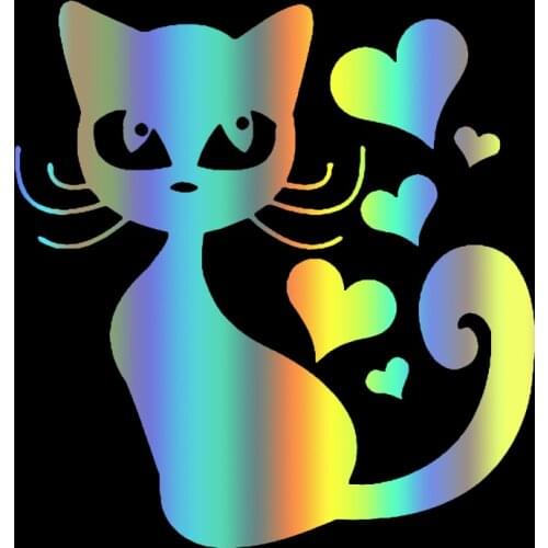 S51120 Various Sizes/Colors Car Stickers Vinyl Decal Cat Animal Motorcycle Decorative Accessories Waterproof