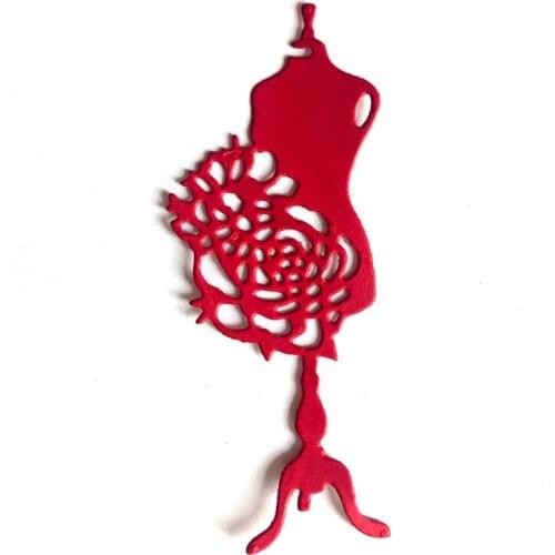 Carbon Steel Hanger Flowers Scrapbooking Embossing Stencil, DIY Printing Steel Mould for Album Paper Card Making