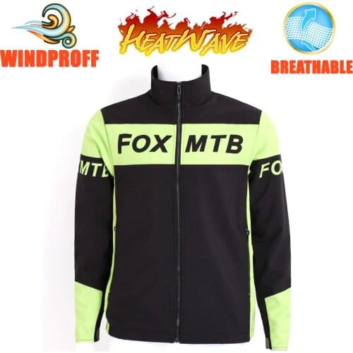 2021 foxmtb bicycle motocross jacket warm bike jersey chaqueta ciclismo invierno fxr mx mtb road bike jacket mens cycling gear