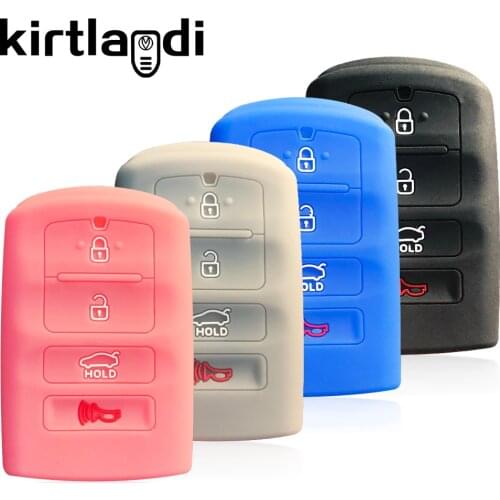 4 Buttons Smart Remote Car Key Case Holder for Kia Sorento K900 New K7 Cadenza 2015 2016 2017 2018 2019 Key Cover Accessories