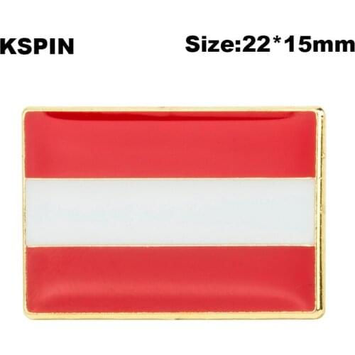 Austria Badge Symbol Pin Metal Badges Decorative Brooch Pins for Clothes Brooch Jewelry XY0754
