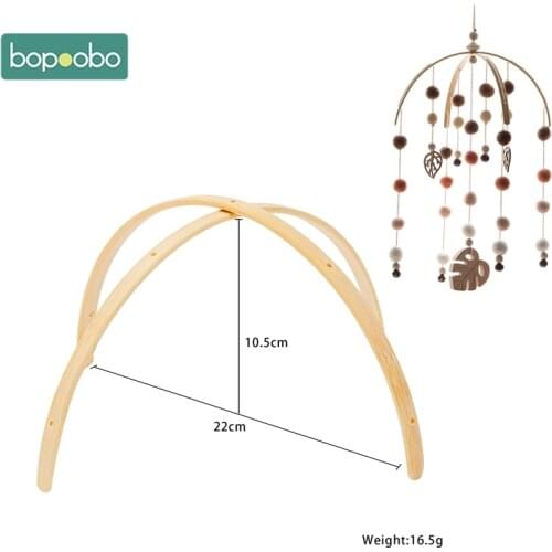 Bopoobo 1Set Baby Mobile Crib Hanger Frame Baby Hanger Mobile DIY Crafts Baby Toys For Children Holder Arm Bracket Baby Rattle