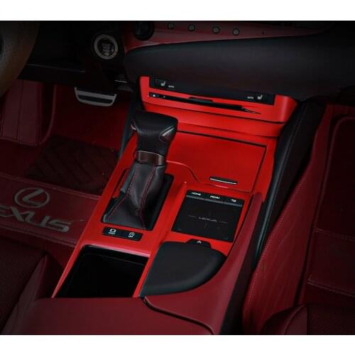 For Lexus ES 2018-2020 Interior Central Control Panel Door Handle 3D/5D Carbon Fiber Stickers Decals Car styling Accessorie