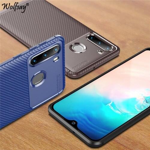 For Samsung Galaxy A21 Case Shockproof Armor Rubber Silicon Cover Phone Case For Samsung Galaxy A21 Phone Bumper For Samsung A21