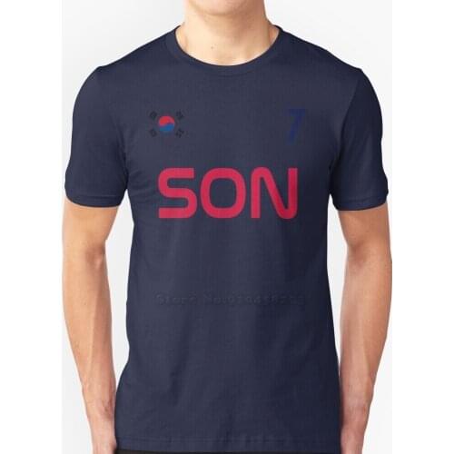 Son Jersey Script Short-Sleeve T-Shirt Summer Men Streetswear T Shirt Son Heung Min Damn Dam Epl Bpl Soccer Futbol Hot Spur Fc