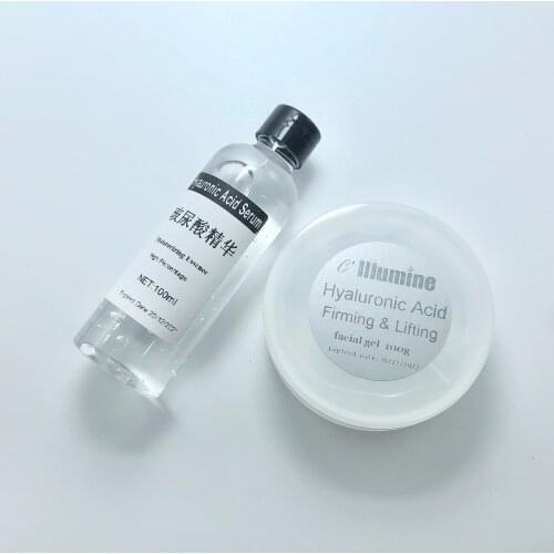 Hyaluronic Acid Serum High Percentage 100ml + 100g Hyaluronic Acid Face Gel Firming Lifting Anti-Wrinkle