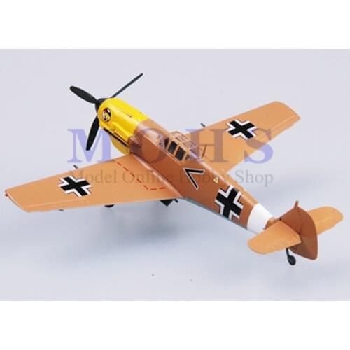 EASY MODEL 37280 1/72 Assembled Model Scale BF109 Finished Model Scale Airplane Scale Aircraft Warbird BF-109E-JG27