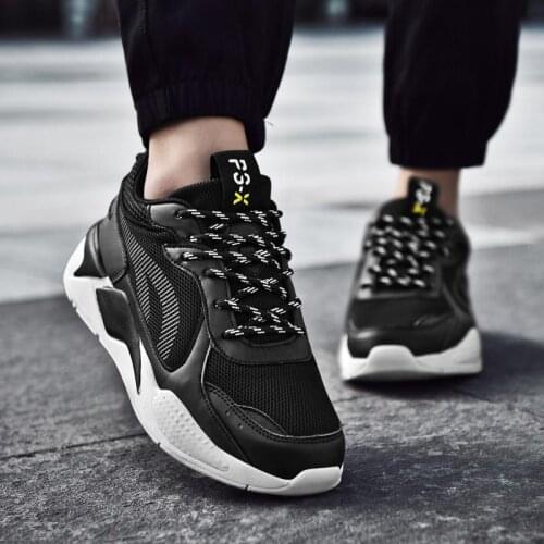 Large Size Lightweight Women Sport Shoes Men Sneakers Woman Summer Sports Shoes Women Running Shoes Black Trainers Sneakrs B-634