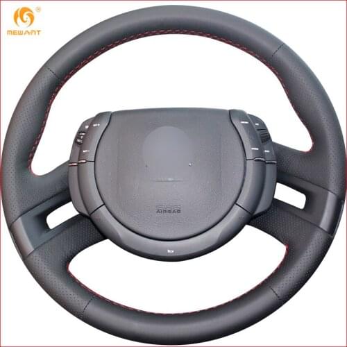 MEWANT Black Artificial Leather Car Steering Wheel Cover for Citroen C4 Picasso 2007-2013 Interior Accessories Parts