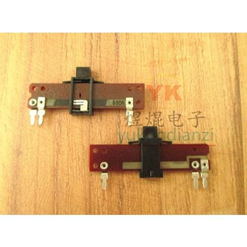 Total length 40MM handle height 4MM 50K B50K single vertical vertical sliding potentiometer fader sliding potentiometer