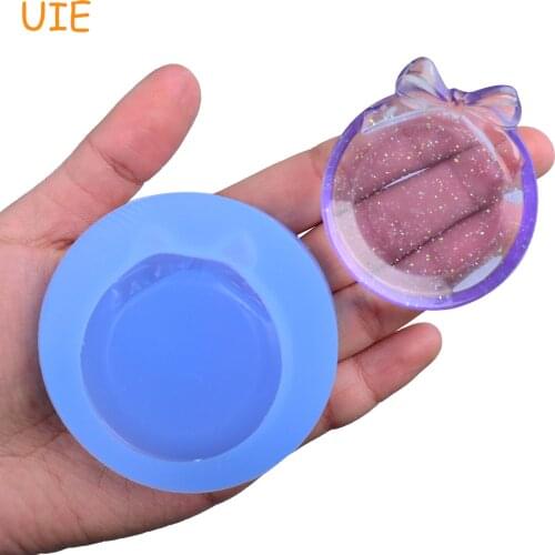 PYL886U Mirror Frame Silicone Mold Jewelry Pendant Charm Resin Cake Decoration Sugarcraft Candy Chocolate Fondant Mould