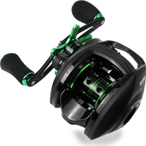 Left/Right Hand Fishing Bait Casting Reel 12+1BB Saltwater Fishing Wheel 8.1:1 Baitcasting Reel 8KG Max Drag 2000 Series