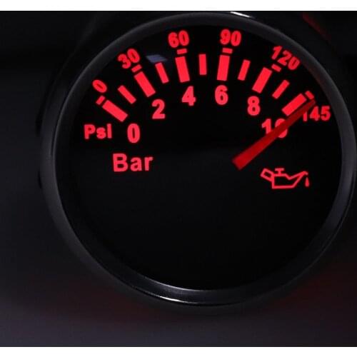 Universal Oil Press Gauge Oil Pressure Meter for Car Auto Boat Truck Pressure indicator