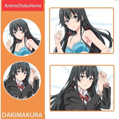 Anime Manga My Teen Romantic Comedy SNAFU Yukinoshita Yukino Girl Throw Pillow Cover Hugging Pillowcase Otaku Bedding Dakimakura