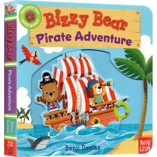 Bizzy Bear Pirate Adventure 3D Flap English Picture Book Children Educational Reading Book Toy Cardboard Book