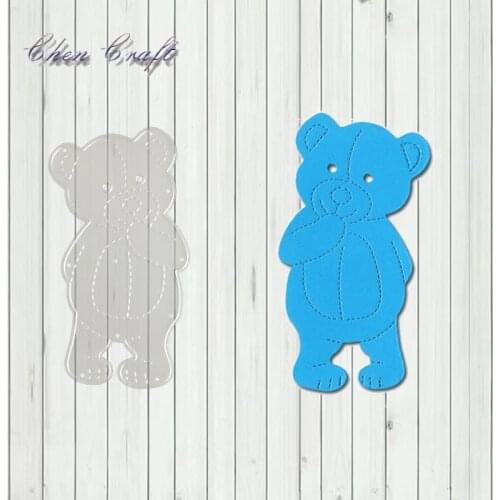 Cute bear 1 Metal Cutting Dies cut die mold Scrapbook paper craft knife mould blade punch stencils dies