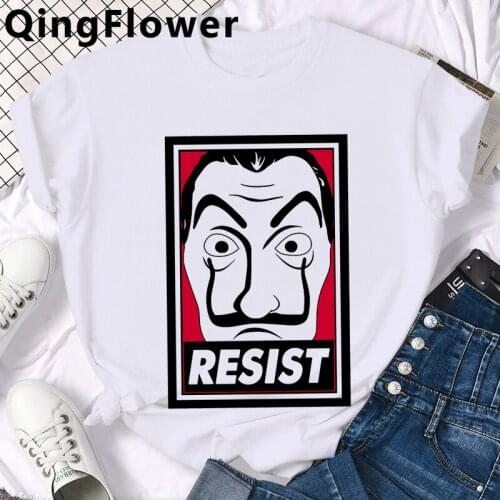 Money Heist La Casa De Papel House of Paper Bella Ciao t-shirt men couple white t shirt kawaii japanese t shirt clothes kawaii