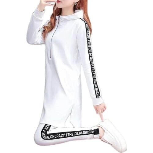 Two Piece Set Women New Womens 2021 Fashion Western Style Suit Womens Early Autumn Korean Fashion Sweater Long TYJTJY