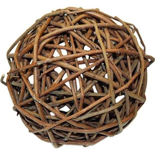 New Rattan Balls Decor DIY Home Decor Accessories Creative Small Animals Play Ball Sepak Takraw Rattan Decor For Wedding Party