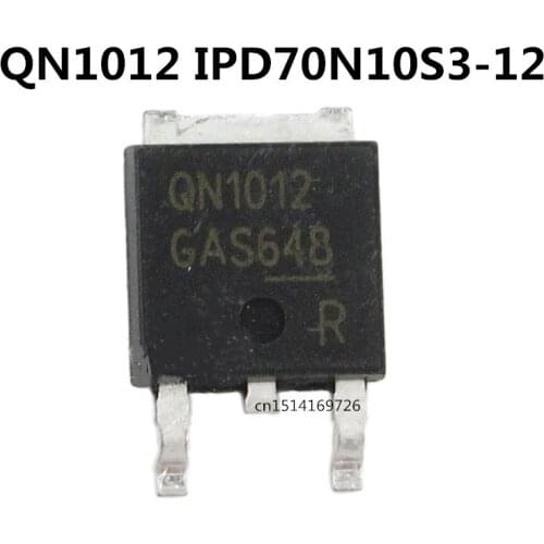 Original New / 5pcs / QN1012 IPD70N10S3-12 TO-252 100V 70A