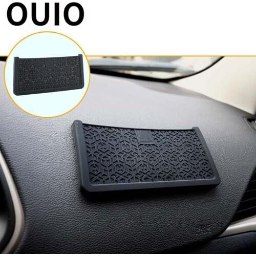 OUIO 1Pcs Silica gel Car Carrying Bag Net For Ford Focus 2 3 VW Passat B6 B5 B7 B8 Toyota Avensis Skoda Rapid Fabia Tiguan 2017