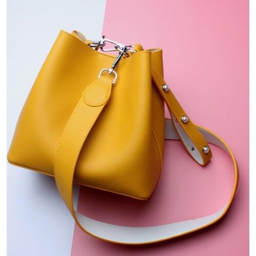 CGA Simple Solid Color Genuine Leather Handbags 2021 New Retro For Women Bag Handmade Nature Cowhide Shoulder & Crossbody Bags