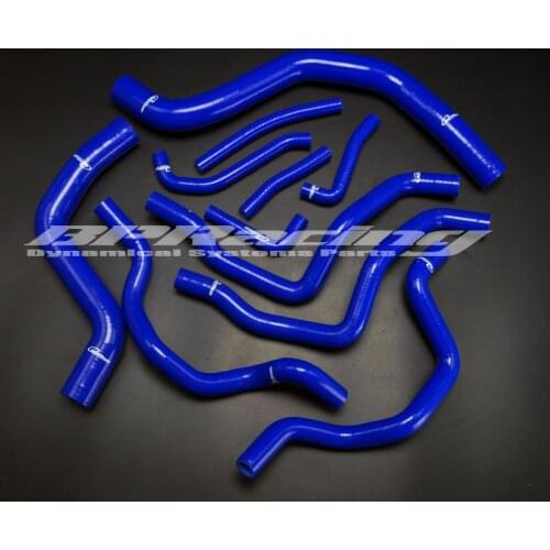 Silicone Radiator Heater Hose / Coolant Hose for MITSUBISHI LANCER EVO 7 8 CT9A blue