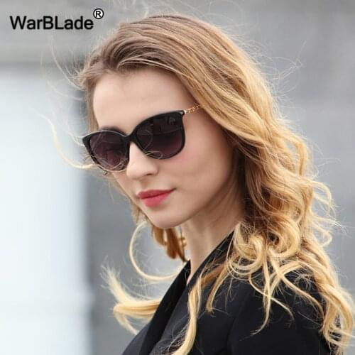 WarBLade Luxury Cat Eye Sunglasses Women Vintage Brand Design Sun Glasses For Ladies Shades Goggles Eyewears UV400 Gafas De Sol
