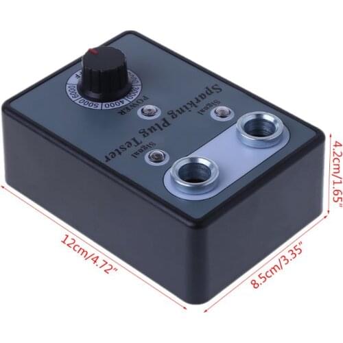 Car Spark Plug Tester With Adjustable Double Holes Ignition Testers Circuit Testing Analyzer M68B