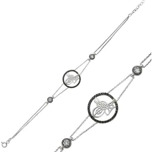 Tevuli 925 Sterling Silver Tuğralı Womens Bracelet