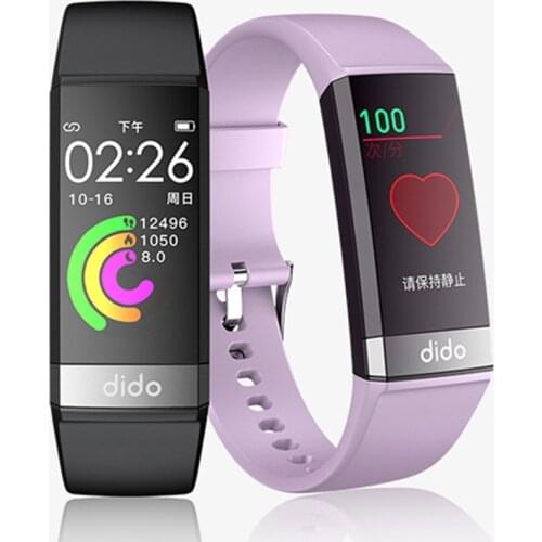 Smart Bracelet Intelligent Wristband Real-time Heart Rate ECG Blood Pressure Monitoring and Multi-functional Waterproof Pedomete