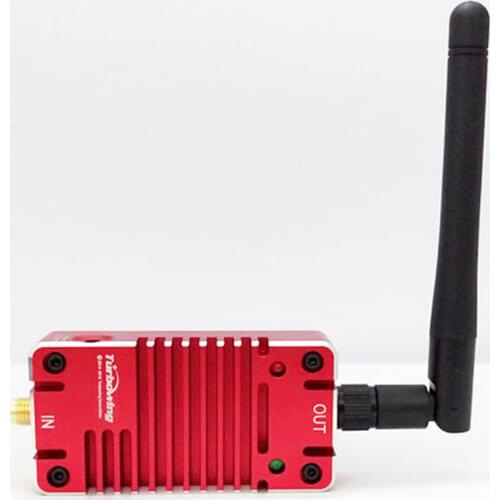 Turbowing 2.4G Signal Booster 4W Remote Control Enhancer Radio Signal Amplifier 3-8 km 4000mW 6-16V for FPV Transmitter Receiver