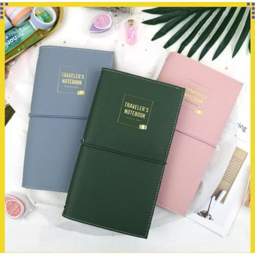 Vintage PU Leather TN Travelers Standard Notebook Journals Agenda 2021 Planner Diary Note Book Refillable Paper Gift