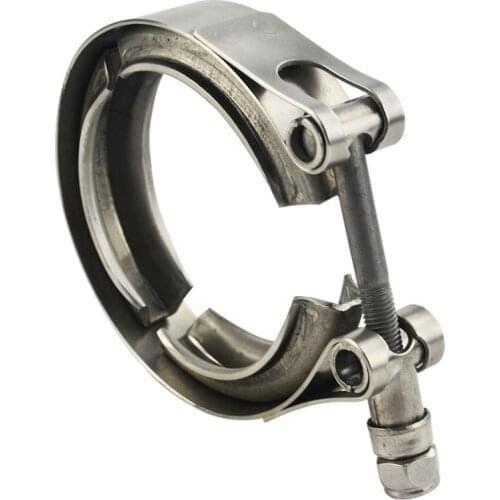 Stainless steel 304 v band clamp for turbo exhaust downpipe v band exhause clamp