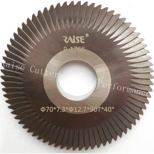 0011#) Raise HSS double angle milling cutter With nano-coating For Copper and iron key