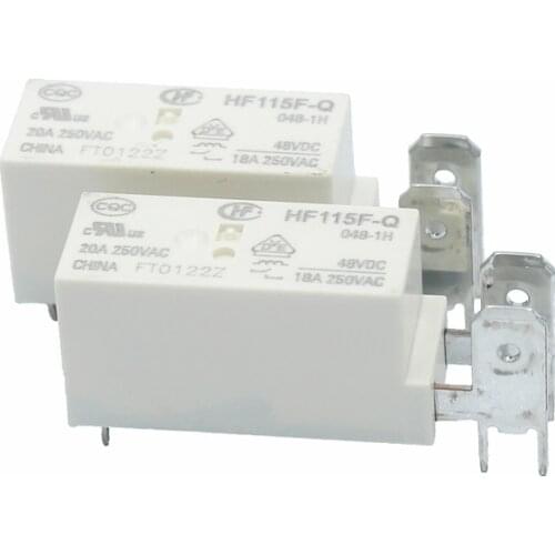 100%Original New HONGFA HF HF115F-Q JQX-115F-Q 048-1H JQX-115F-Q-048-1H HF115F-Q-048-1H 20A 48VDC Power Relay