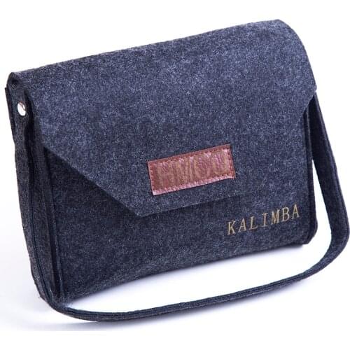 17 Key Kalimba Thumb Piano Finger Sanza Mbira High-Quality Mahogany Wood Body Keyboard Musical Instrument Portable Bag for Lover