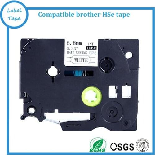 3pcs/lot compatible 5.8mmx1.5m HSe heat shrink tape cartridge HSe-211 HSe tape for cabel mark