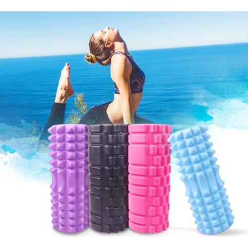 33CM Yoga Column Fitness Pilates Yoga Foam Roller blocks Train Gym Massage Grid Trigger Point Therapy Physio Exercise