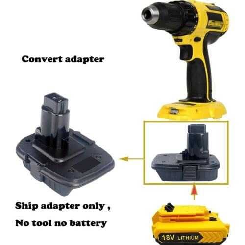 Power tool battery adapter for stanley 18V slide battery convert for dewalt DCA1820 18V old nicad tool use